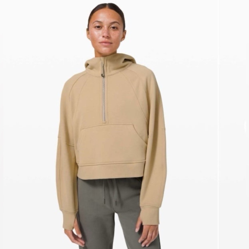 Lululemon scuba half zip hoodie in Trench M/L NWOT